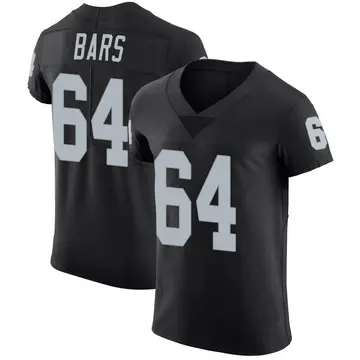 Black Men's Alex Bars Las Vegas Raiders Elite Team Color Vapor Untouchable Jersey