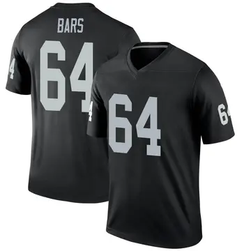 Black Men's Alex Bars Las Vegas Raiders Legend Jersey