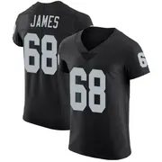 Black Men's Andre James Las Vegas Raiders Elite Team Color Vapor Untouchable Jersey