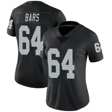 Black Women's Alex Bars Las Vegas Raiders Limited Team Color Vapor Untouchable Jersey