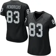 Black Women's Ted Hendricks Las Vegas Raiders Game Team Color Jersey