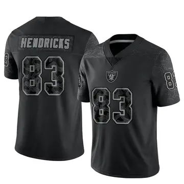 Black Youth Ted Hendricks Las Vegas Raiders Limited Reflective Jersey