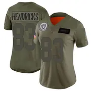 Camo Women's Ted Hendricks Las Vegas Raiders Limited 2019 Salute to Service Jersey
