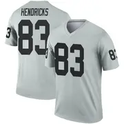 Men's Ted Hendricks Las Vegas Raiders Legend Inverted Silver Jersey
