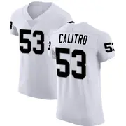 White Men's Austin Calitro Las Vegas Raiders Elite Vapor Untouchable Jersey