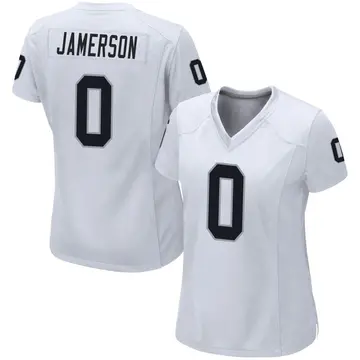 White Women's Natrell Jamerson Las Vegas Raiders Game Jersey