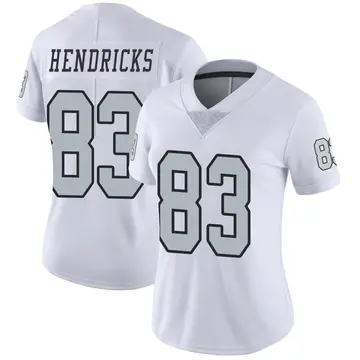 White Women's Ted Hendricks Las Vegas Raiders Limited Color Rush Jersey