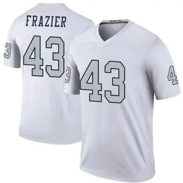 White Youth Kavon Frazier Las Vegas Raiders Legend Color Rush Jersey