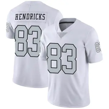 White Youth Ted Hendricks Las Vegas Raiders Limited Color Rush Jersey
